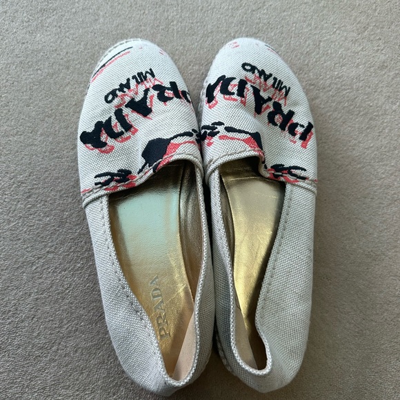 Prada Canvas Espadrilles Size 40 - Picture 2 of 7